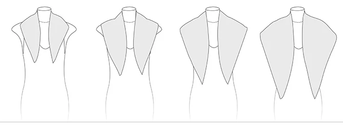 different sizes for shawl different sizes for shawl