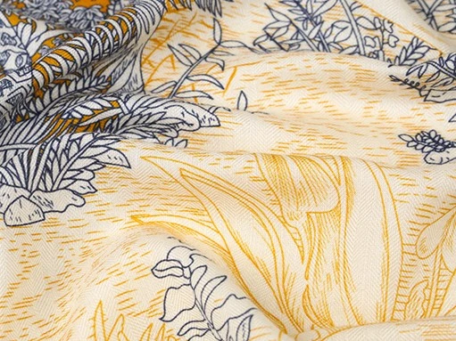 double sided printed wool scarf-8 double sided printed wool scarf-8